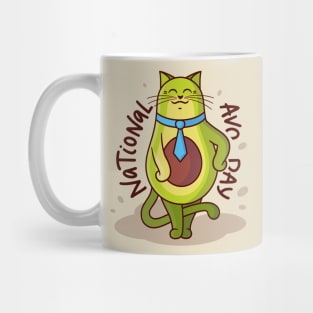 National avo day cat Mug